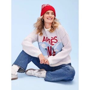 Holiday Ski Apre’s Crewneck Pullover Sweater